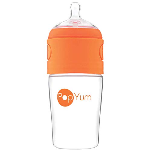 PopYum Orange Anti-Colic Formula Making/Mixing/Dispenser Baby Bottle
