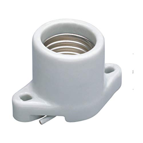 Porcelain Keyless Socket with Flanged Mounting