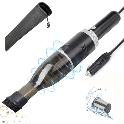 Portable 12 Volt Car Vacuum Cleaner with LED Light