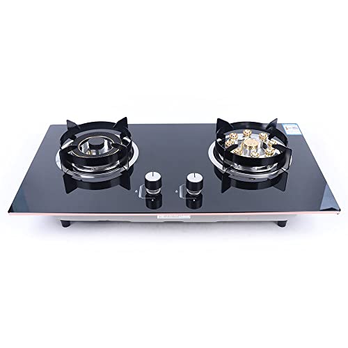 Portable 2 Burner Gas Cooktop for Outdoor Kitchen