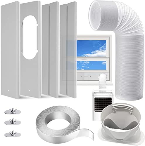 Portable AC Window Kit with 5.1” Exhaust Hose