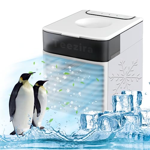 Teezira 3-Speed Portable USB Air Cooler with LED Light