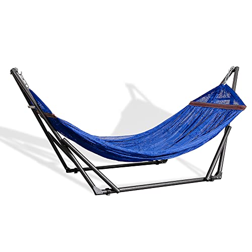Portable and Adjustable Hammock with Collapsible Steel Stand