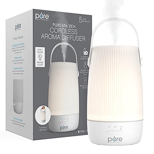 Portable Aroma Diffuser with Light and Mist Settings