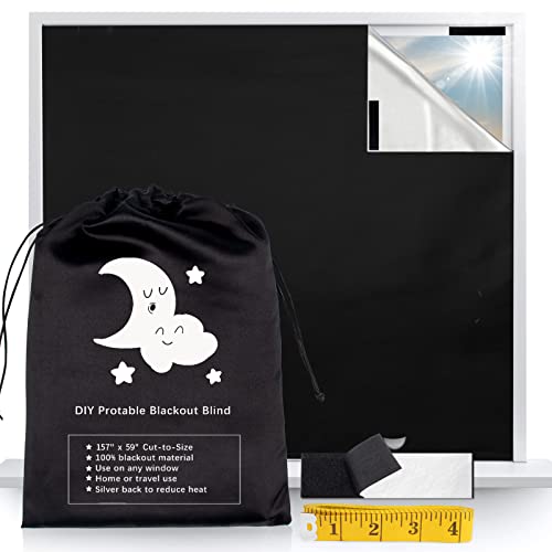 Portable Blackout Curtains for Nursery, Bedroom, Travel, Cars