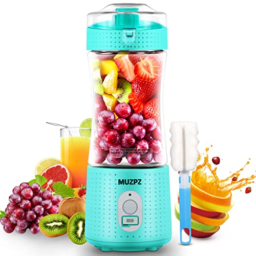 Mint Green USB Rechargeable Portable Blender Juicer Cup (13 Oz)