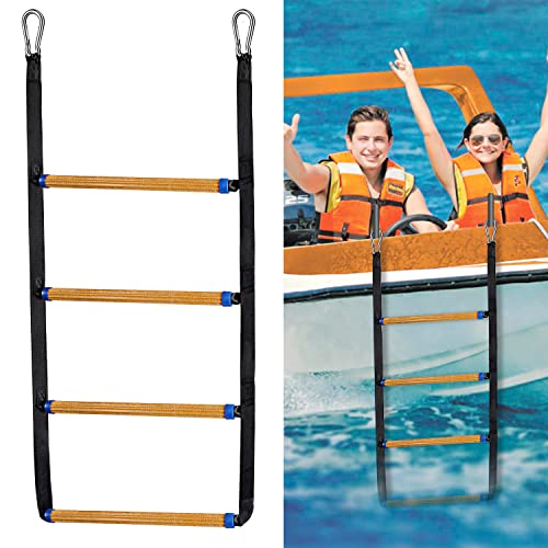 Portable Boat Rope Ladder for Fishing and Water Activities