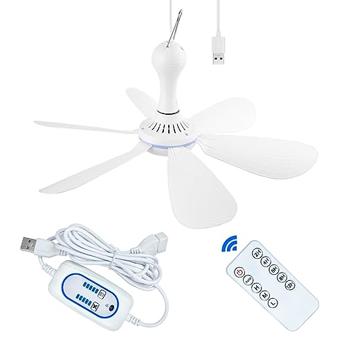 Portable Ceiling Fan with Remote Control
