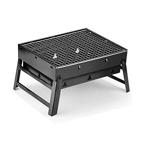 Portable Charcoal Grill - Outdoor BBQ Smoker for Camping