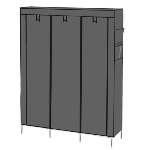 Portable Cloth Closet Wardrobe with Hanging Rods
