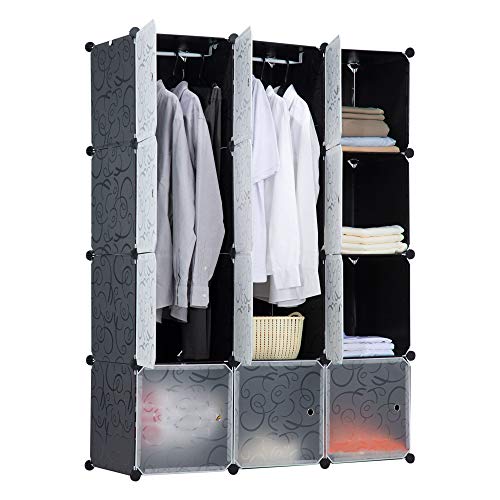 Portable Clothes Closet and Dresser Garment Rack