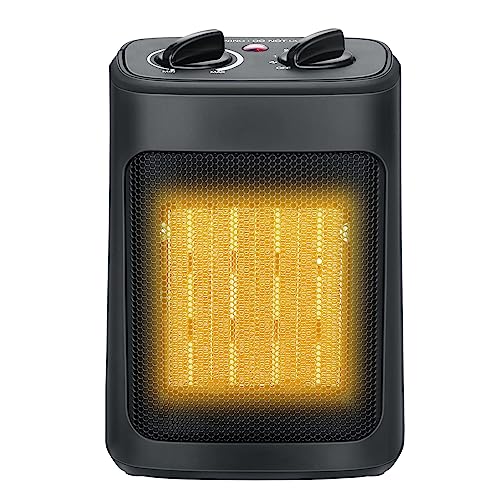 Portable Electric Heater with Thermostat - Fast, Efficient, and Safe