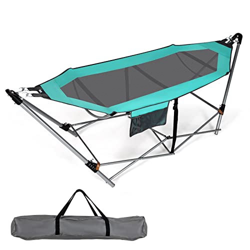 Portable Folding Hammock with Iron Stand