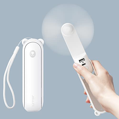 Portable Handheld Fan with Powerbank - JISULIFE