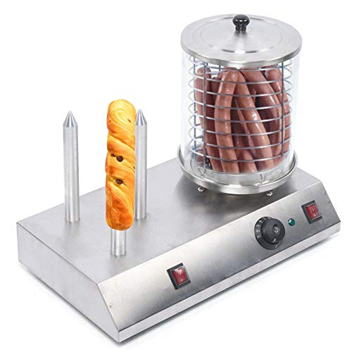 Portable Hot Dog Steamer with Bun Warmer