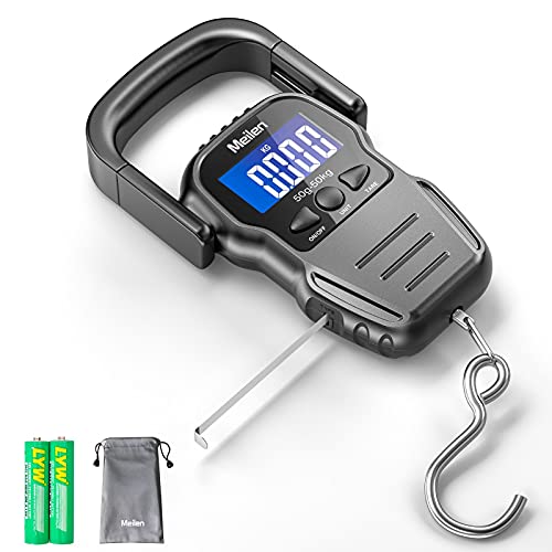 Portable Luggage Scale with LCD Display & Measuring Tape