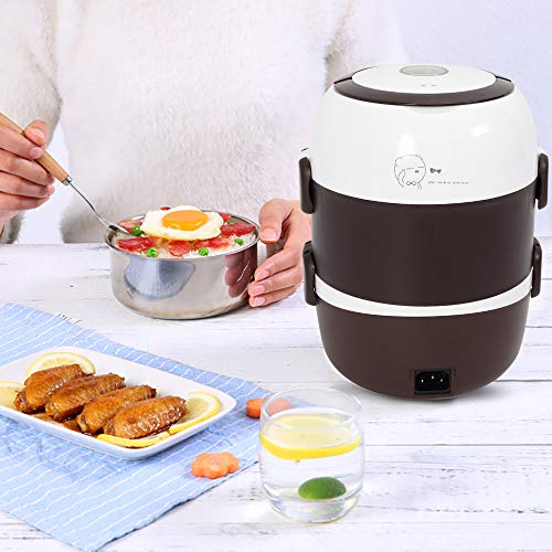 Portable Micro Electric Lunch Box Food Steamer - Compact and Convenient