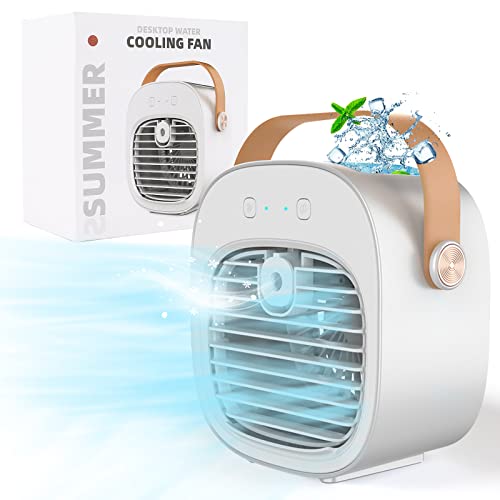 Portable Mini Air Conditioner with Handle and Water Tank