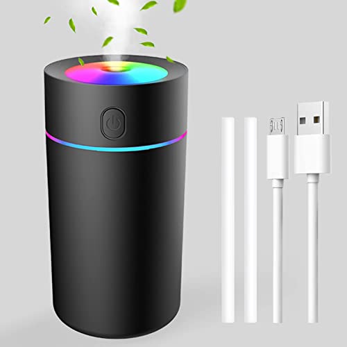 Portable Mini Humidifier with 7-color Lights