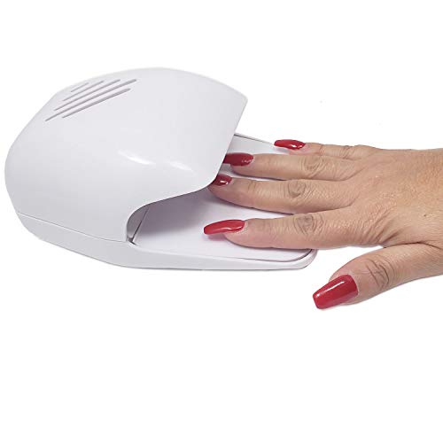 Cordless Nail Dryer w/Fan LED Lamp UV Light Polish Gel Curing Machine  Manicure | eBay