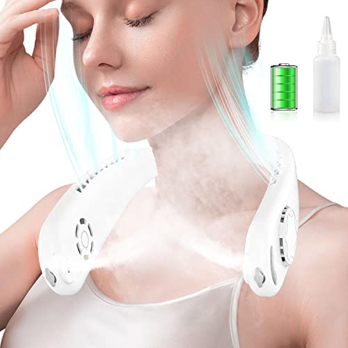 Portable Neck Fan with Water Mist Spray