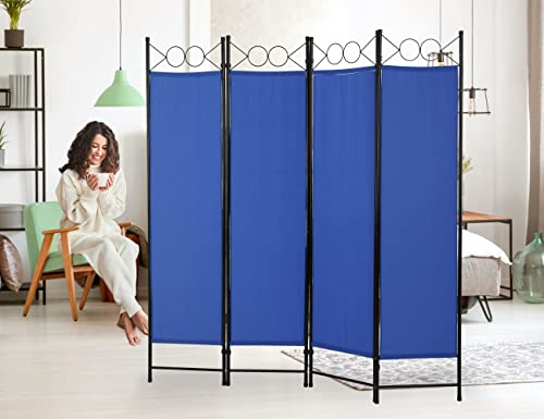 Portable Office Walls Dividers with Metal Frame Privacy Screen