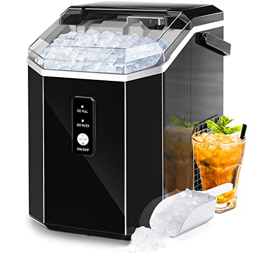 Portable Pebble Ice Maker with Handle