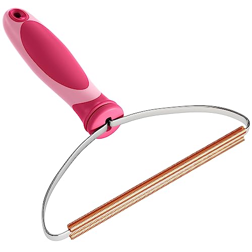 Portable Pet Hair Remover - Rose Red
