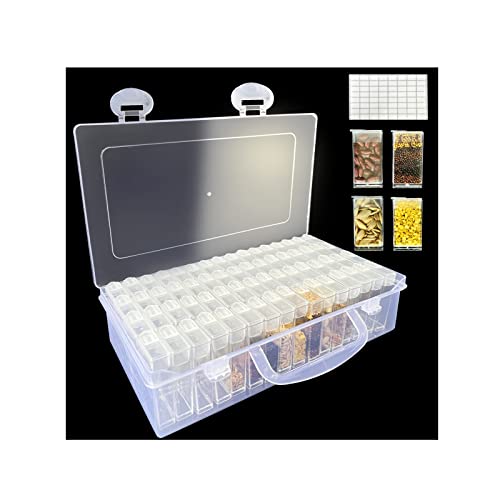  Pelguttee Seed Storage Box - 64 Grids Plastic Seed