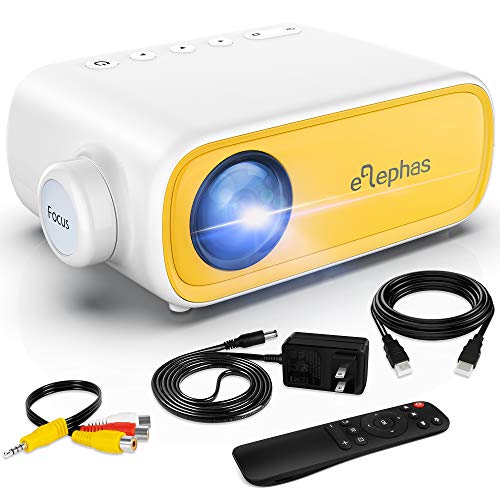 Portable Projector for iPhone, Video Smart Led Pocket Small Home Phone Projector