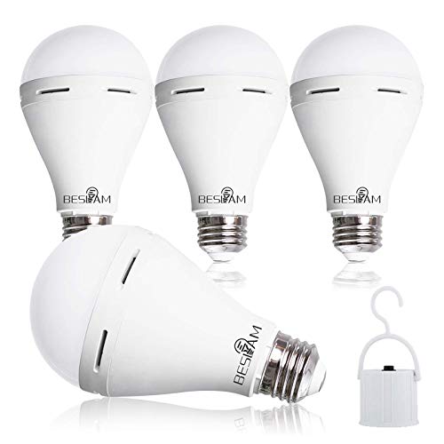 Portable Rechargeable LED Bulb for Power Outages
