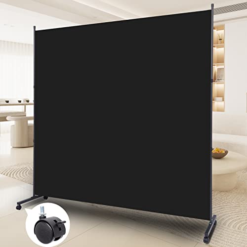 Portable Room Divider Screen with Wheels