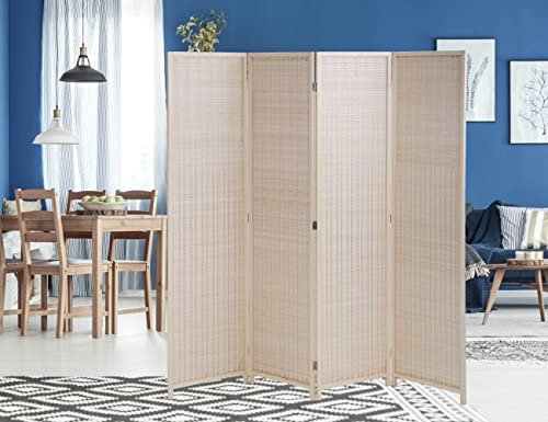 Portable Room Dividers with Bamboo