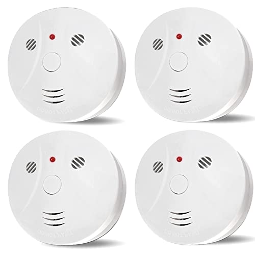 Portable Smoke and Carbon Monoxide Detector - 4 Pack