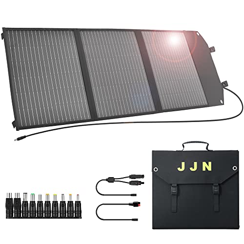 Portable Solar Panel with PD 60W USB/Type-C/DC/QC 3.0