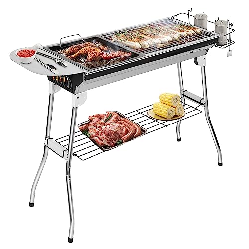 Portable Stainless Steel BBQ Grill