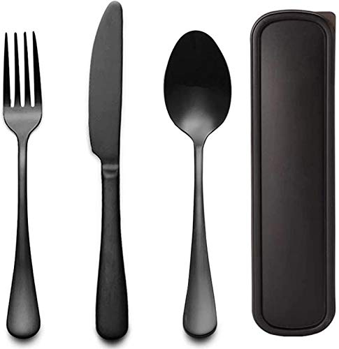 Portable Travel Utensils Set with Case