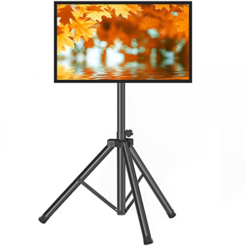 TAVR Portable Tripod TV Stand for 23-75 Inch Flat Screens
