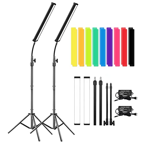 Portable Video Studio Lighting with Adjustable Tripod Stand