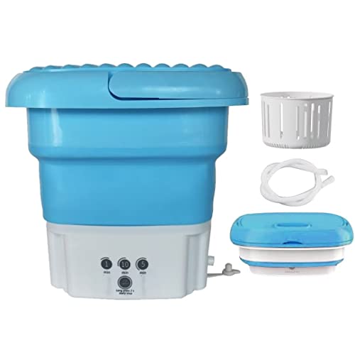 BESDAS Portable Mini Washer and Spin Dryer for Travel and Small Spaces