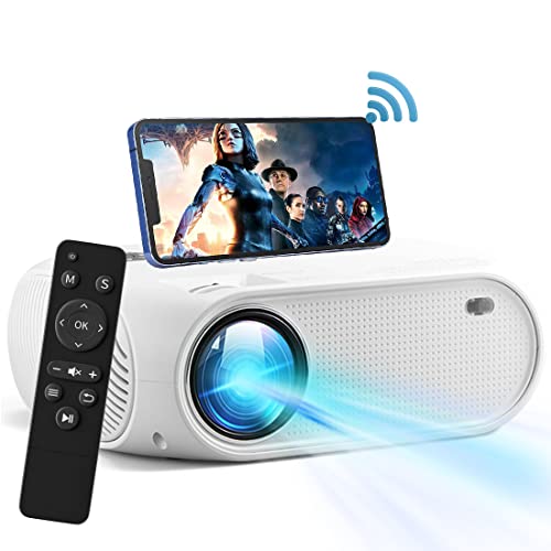 Portable WiFi Projector 1080P for Home Outdoor Movie