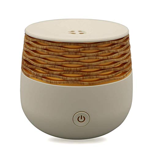 Portable Wood Grain Essential Oil Diffuser with Night Light