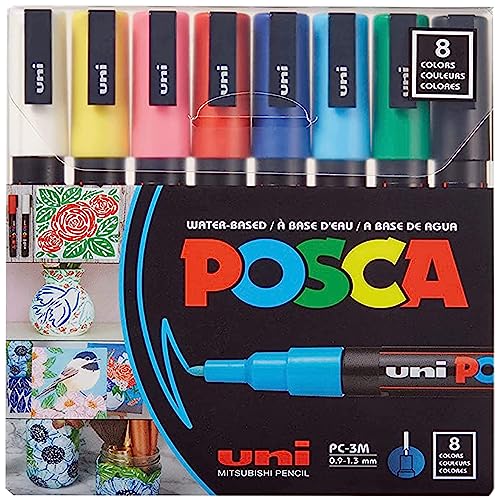 Posca Paint Markers: Versatile Art Supplies with Reversible Tips