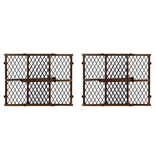 Position & Lock Baby Gate, Pressure-Mounted, Farmhouse Collection (Pack of 2)