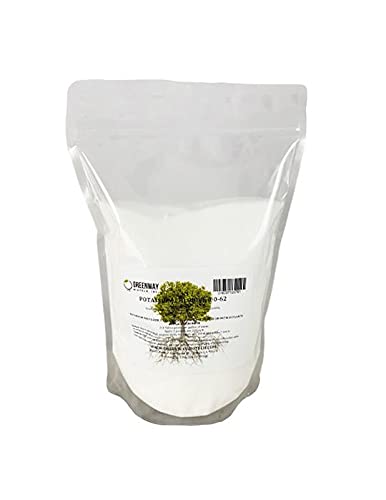 Greenway Biotech 3 lb Muriate of Potash 62% KCl Fertilizer for Root Growth