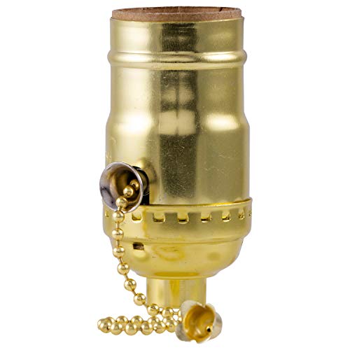 Power Gear Lamp Socket with Pull Chain