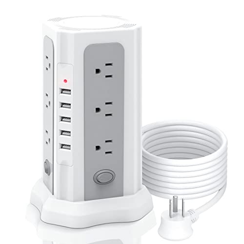 Power Strip Tower Surge Protector
