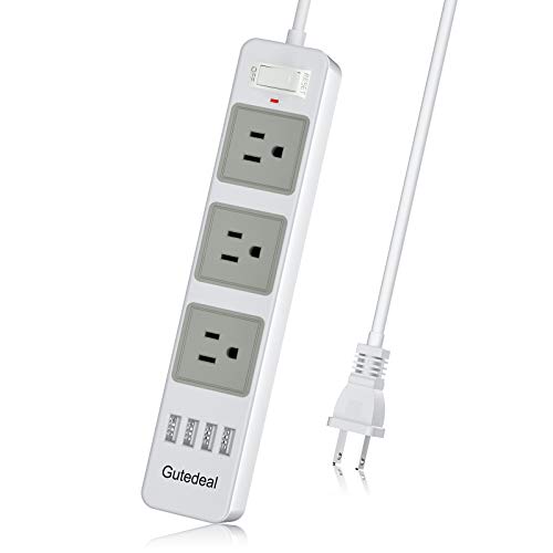 Power Strip with USB and 3 AC Outlets