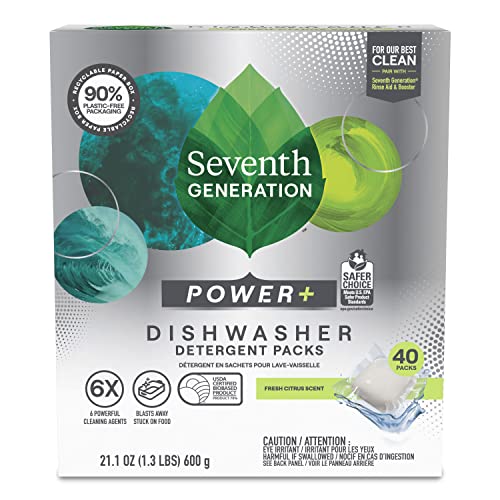 Powerful and Eco-friendly Dishwasher Detergent Packs - Seventh Generation
