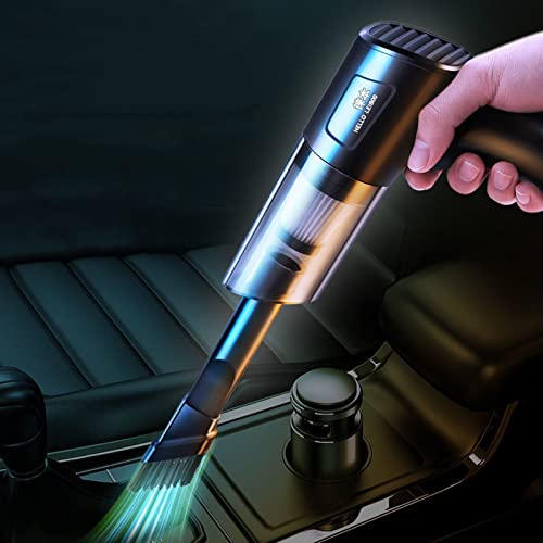 Powerful Cordless Car Vacuum with Wet & Dry Cleaning